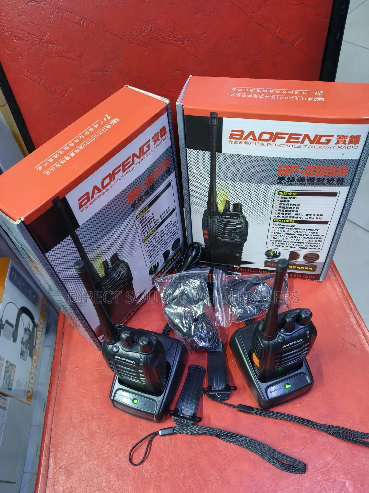 Original Baofeng 888S Radio Call With Charger Battery