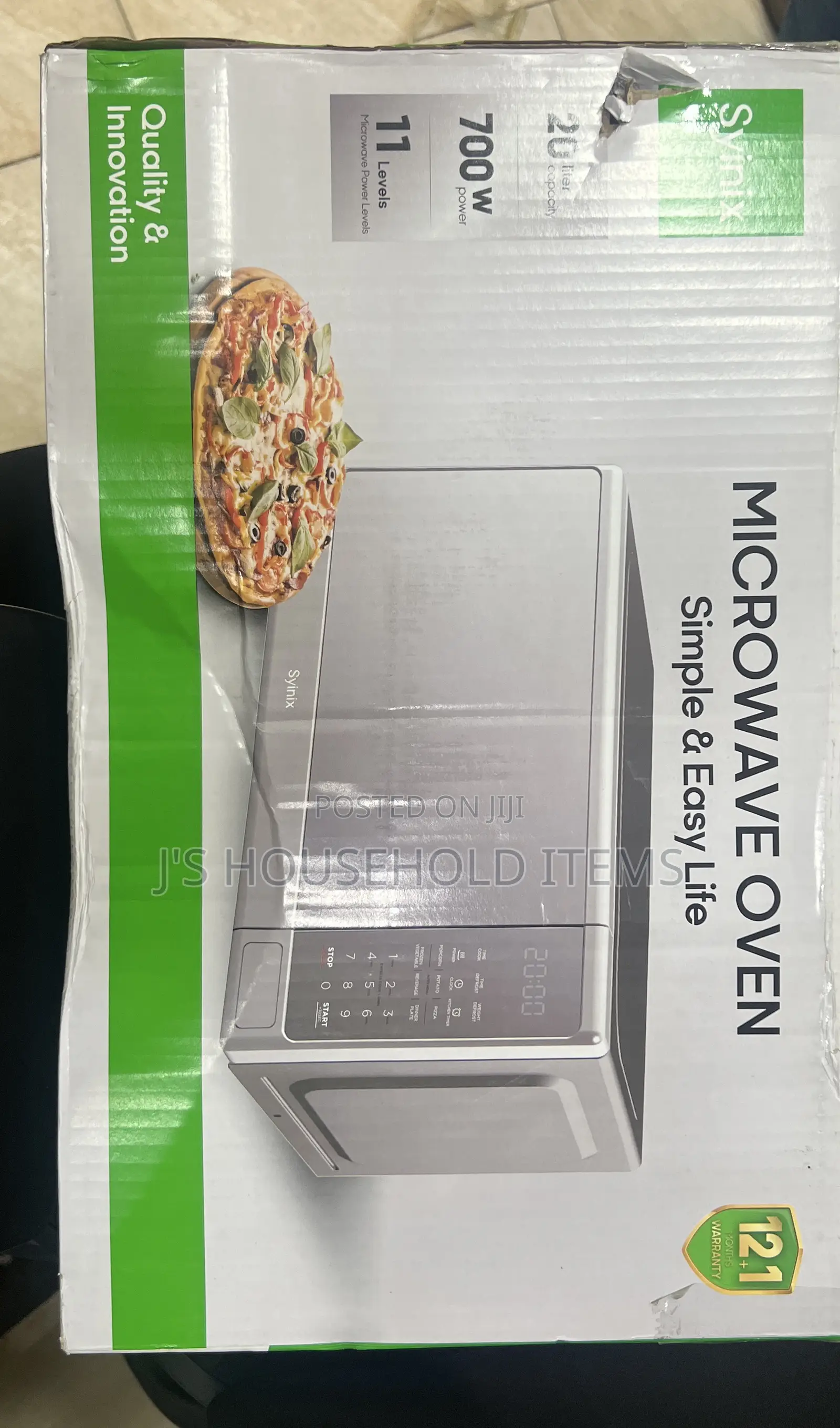 Syinix Digital Microwave 20L