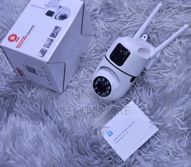 Dual Lens 4mp Wireless CCTV Home Security Camera V380 Pro Wifi