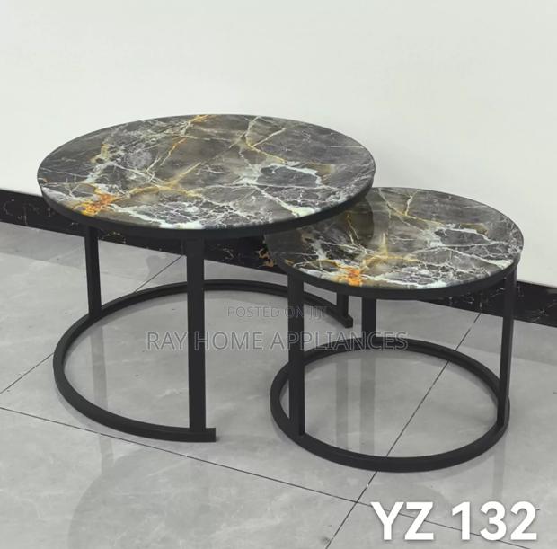 Nesting Coffee Table With Glass Effect - thumbnail 3