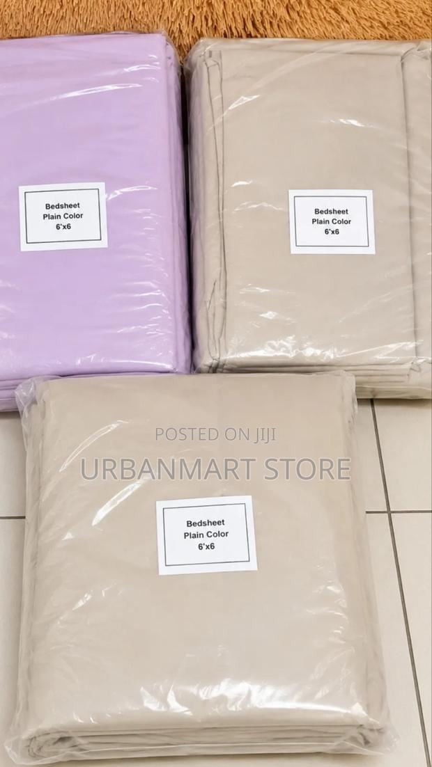 Soft Double Bedsheet Set 6x6 – 2 Sheets, Pillow Cases - main view