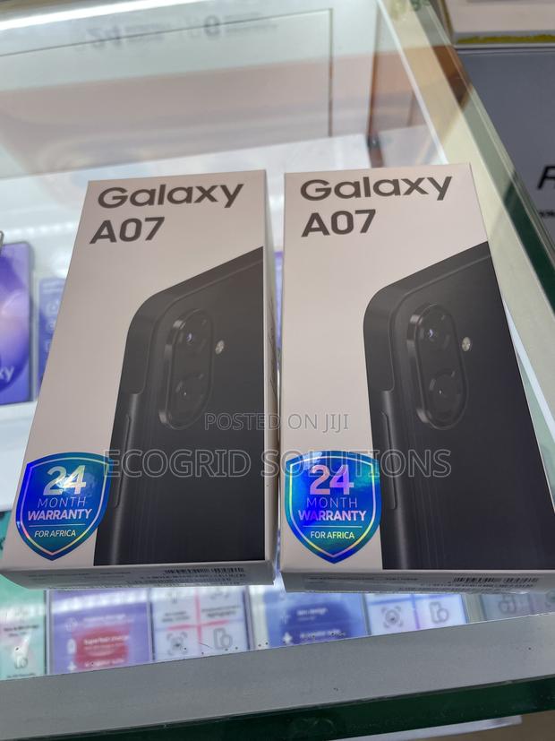 New Samsung Galaxy A07 4G 128 GB Black