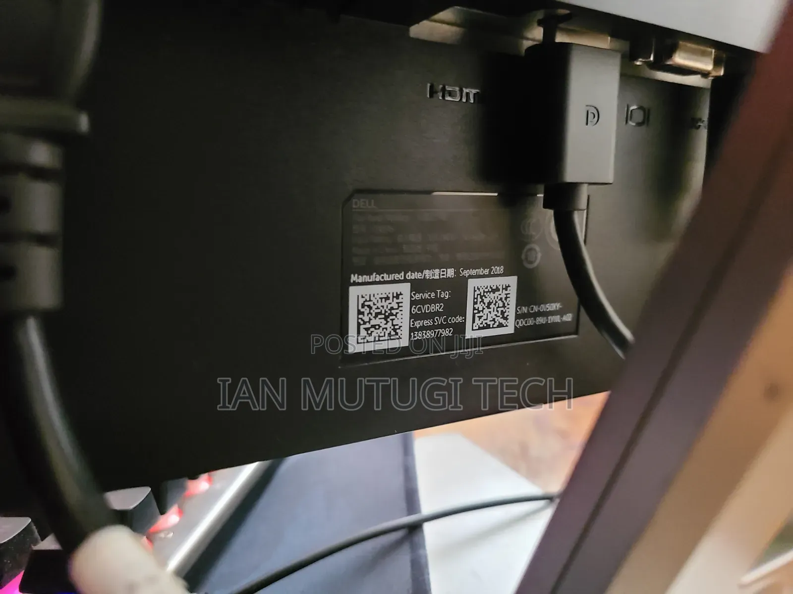 Dell 24 Inch Frame Less Edge to Edge