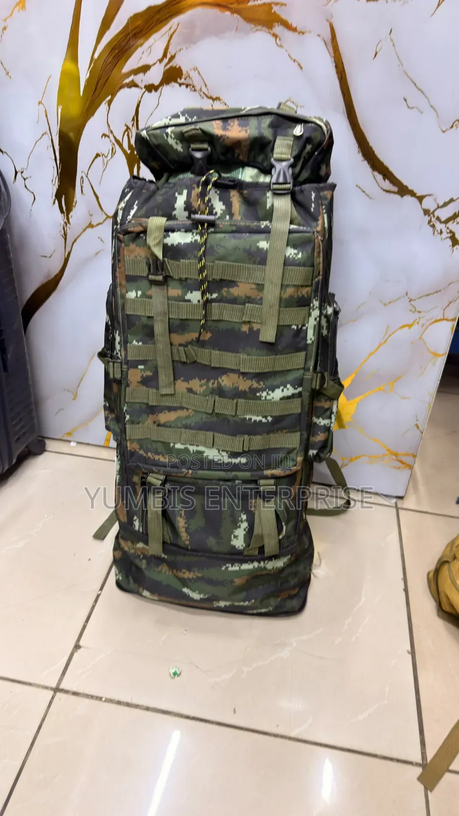 Green Multi Colour 80L Camping Outdoor Hiking Backpacks