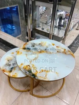 Glass Finish 2-in-1 Nesting Coffee Table