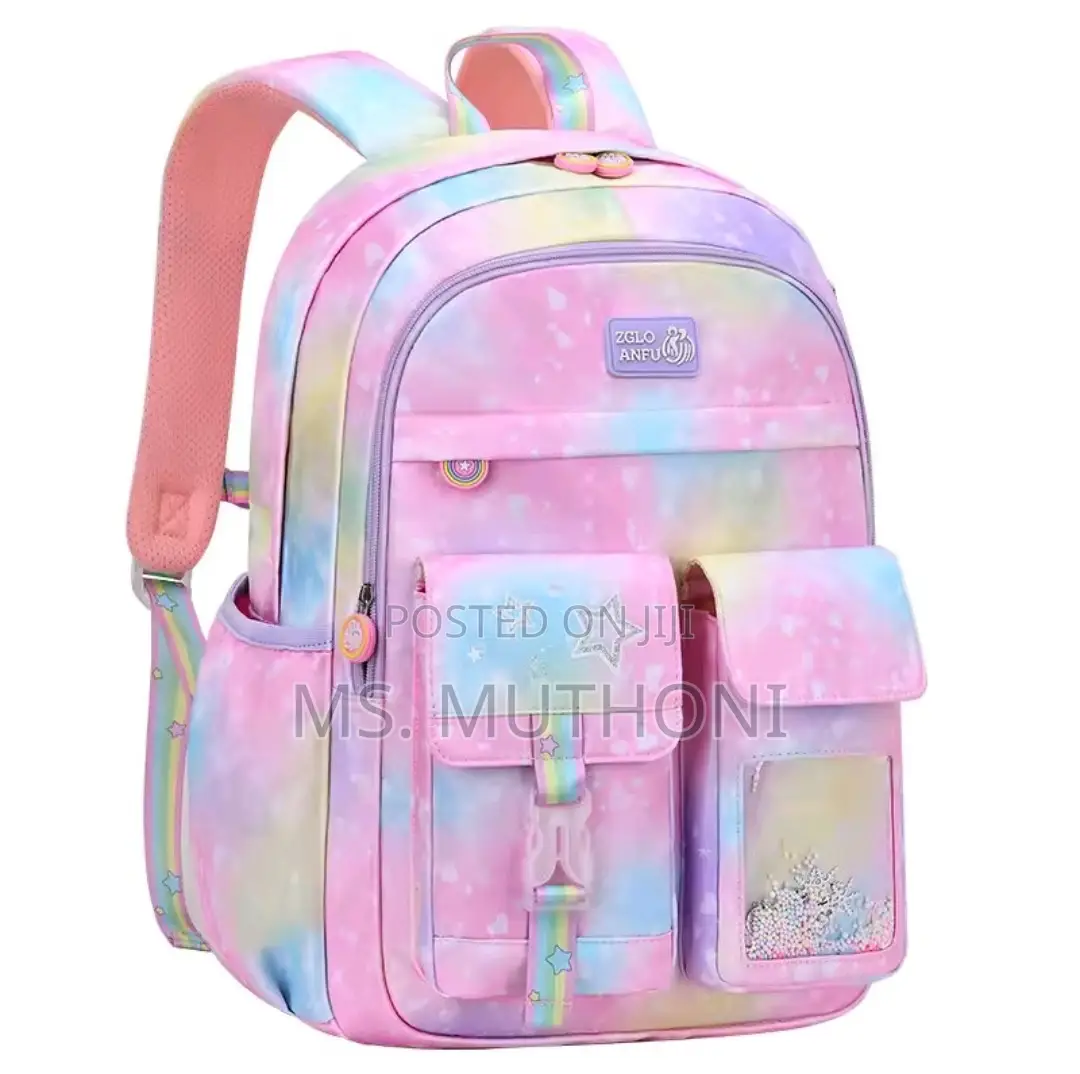 Girls Pastel School Backpack