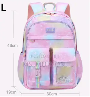 Girls Pastel School Backpack