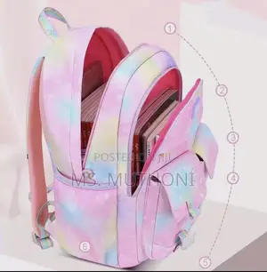 Girls Pastel School Backpack