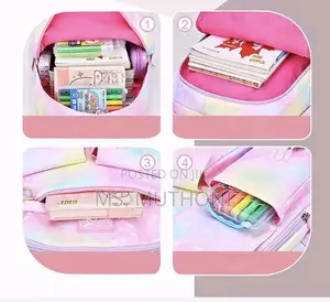 Girls Pastel School Backpack