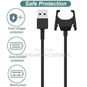 Charger for Fitbit Charge 3/4,Replacement USB Charging Cable Clip Cord