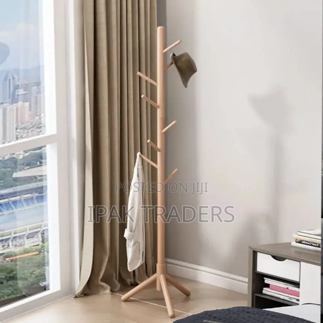 *Bamboo Coat Hanger Stand* Colours: Brown