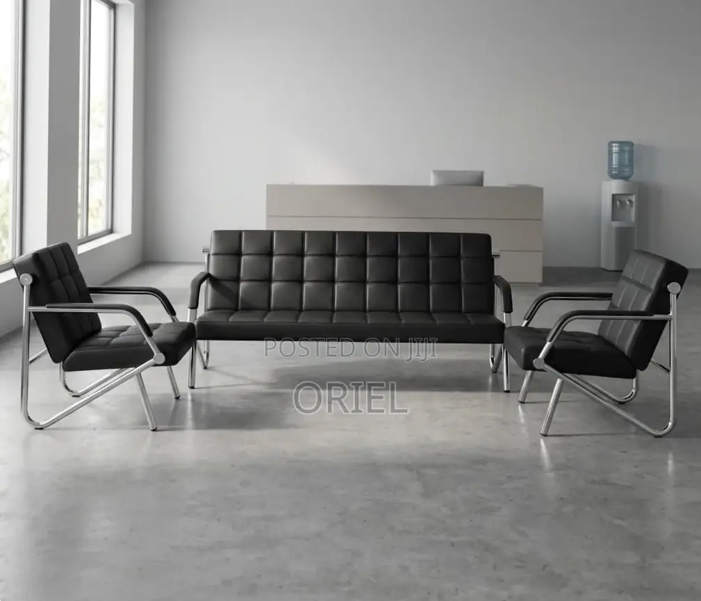 Office Sofa : 5-Seater Reception Guest Sofa