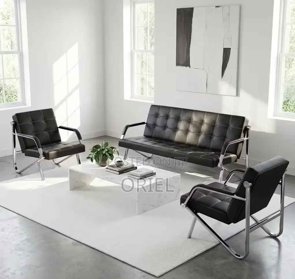 Office Sofa : 5-Seater Reception Guest Sofa
