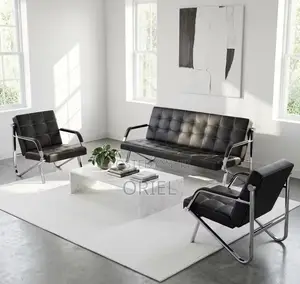 Office Sofa : 5-Seater Reception Guest Sofa