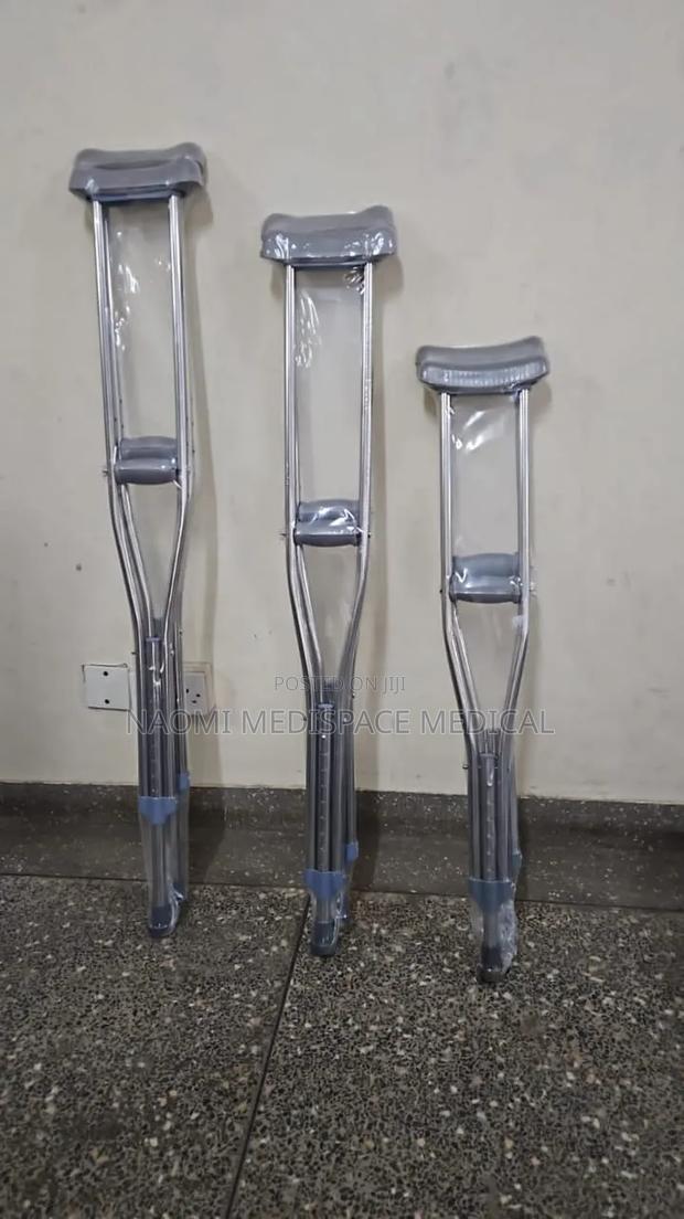 Height Adjustable Underarm Crutches Pair