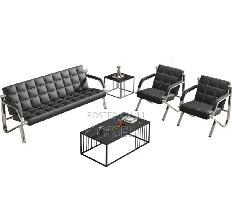 Office Sofa : 5-Seater Reception Guest Sofa