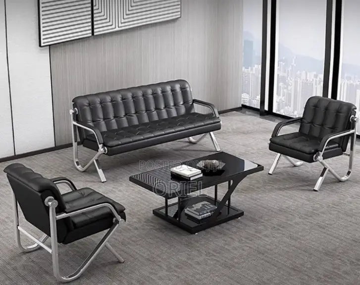 Office Sofa : 5-Seater Reception Guest Sofa