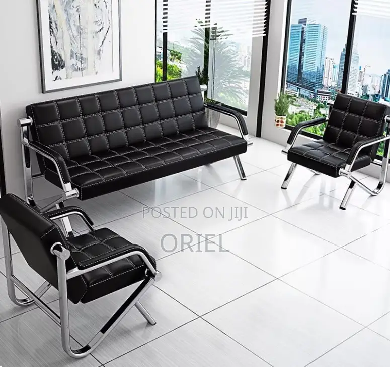 Office Sofa : 5-Seater Reception Guest Sofa