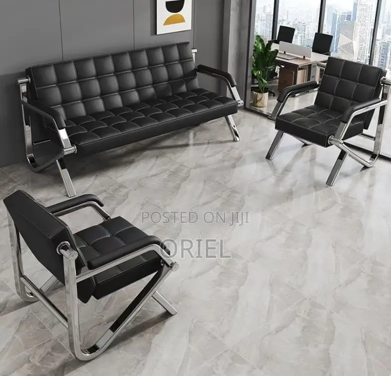Office Sofa : 5-Seater Reception Guest Sofa
