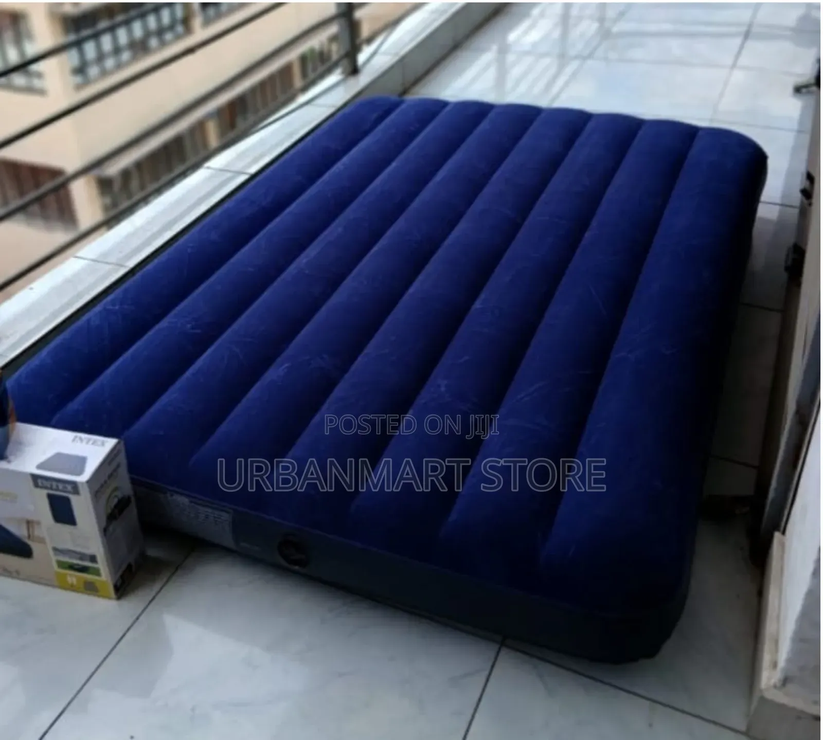 Intex Outdoor Inflatable Mattress 4x6, With an Electric Pump