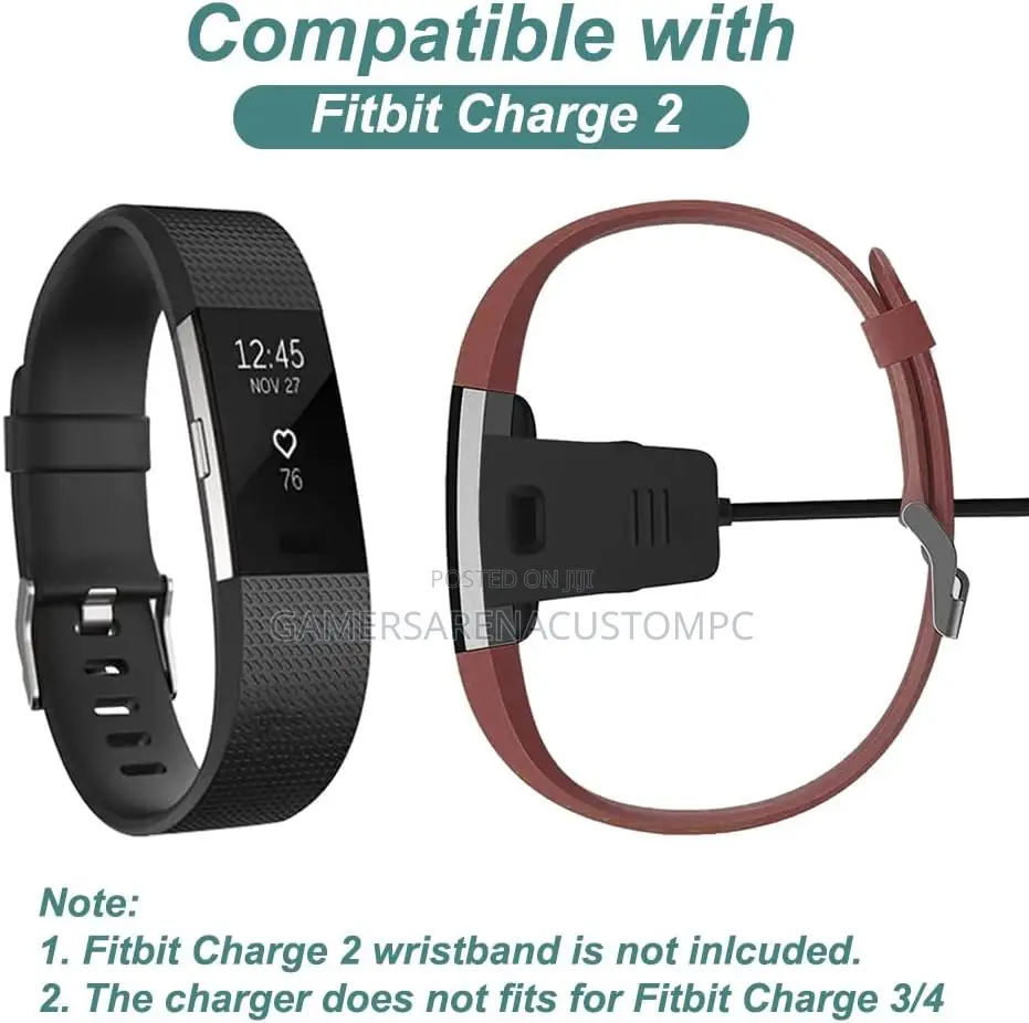 Charger for Fitbit Charge 2 Fitness Trackers Charging Cable