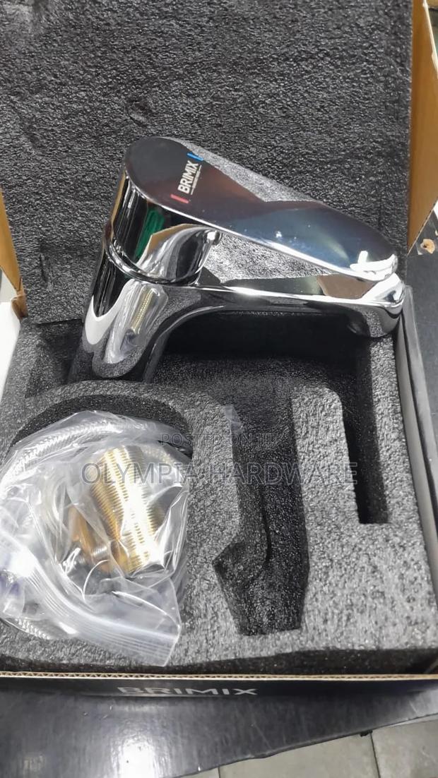 Brimix Basin Mixer Silver - main view