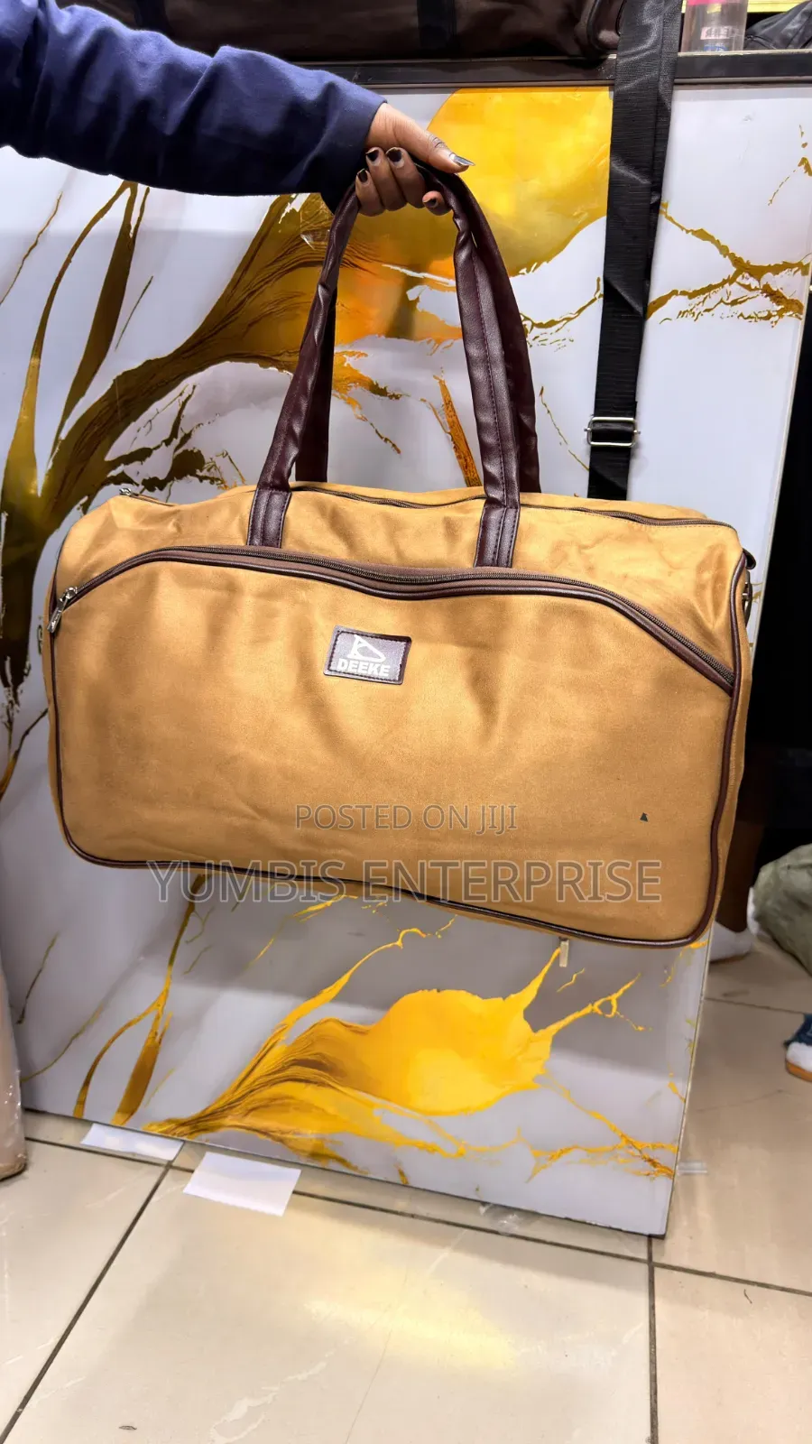 Brownish Corduroy Quality Travelling Bags at 1800