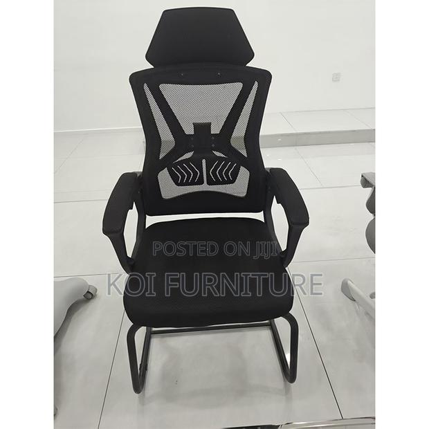 Office Chairs; Ergonomic Mesh High Back Office Chair With Headrest - thumbnail 4