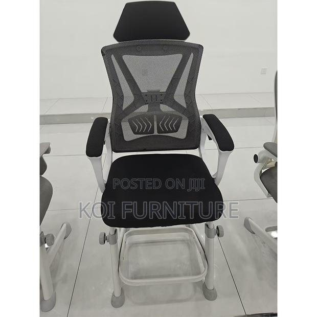 Office Chairs; Ergonomic Mesh High Back Office Chair With Headrest - thumbnail 6