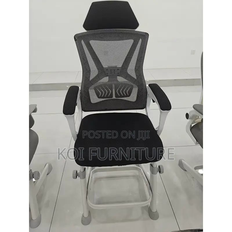 Office Chairs; Ergonomic Mesh High Back Office Chair With Headrest