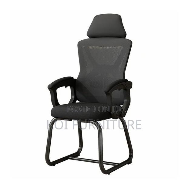 Office Chairs; Ergonomic Mesh High Back Office Chair With Headrest - thumbnail 7