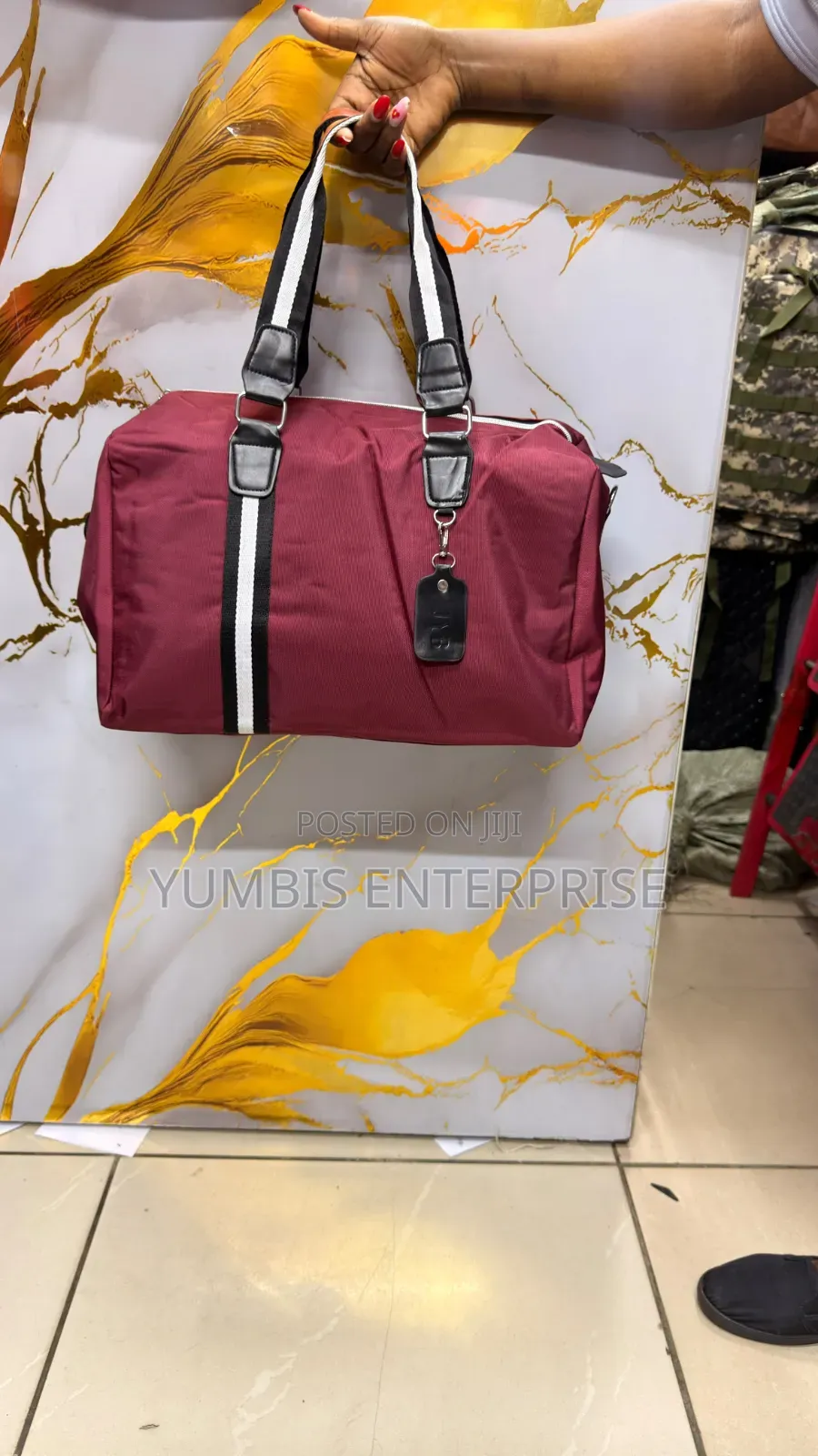 Maroon Small Mini Gym/Travel Bags=1000