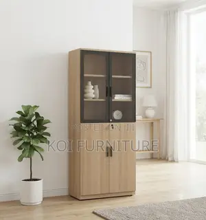 Office Cabinet; Wooden Two Doors Executive Storage Cabinet