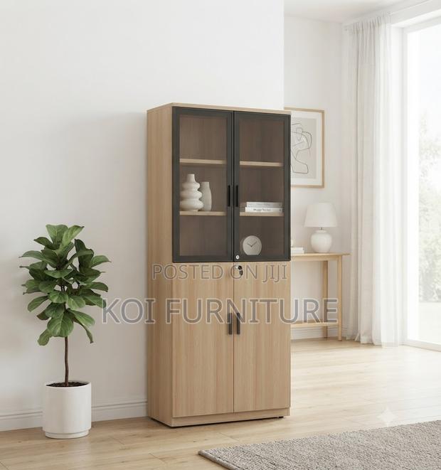 Office Cabinet; Wooden Two Doors Executive Storage Cabinet