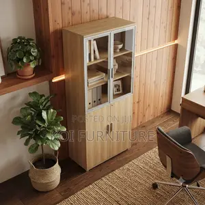 Office Cabinet; Wooden Two Doors Executive Storage Cabinet
