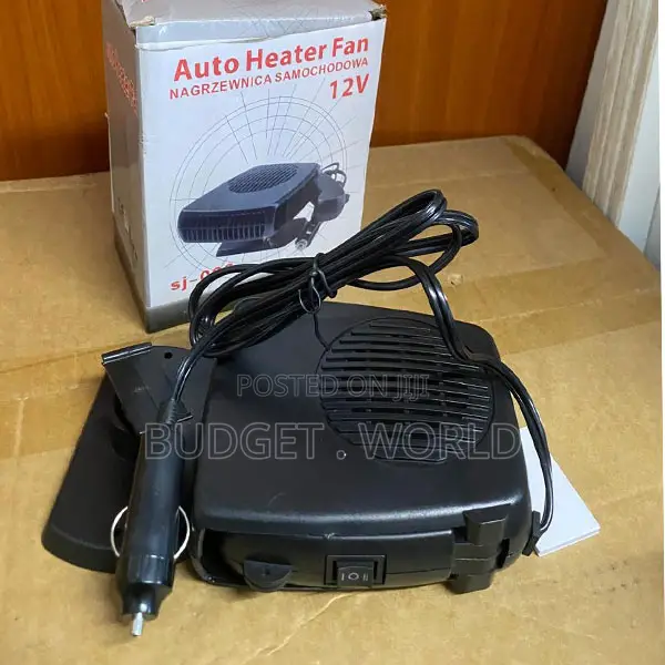 J006 2-in-1 Car Defroster Fan With Hot Cold Air