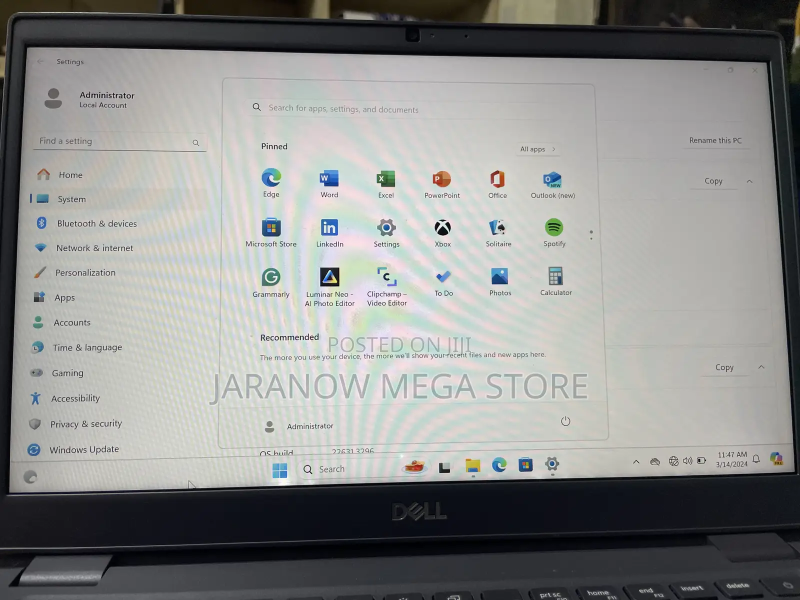 Laptop Dell Latitude 3410 8GB Intel Core i5 SSD 256GB