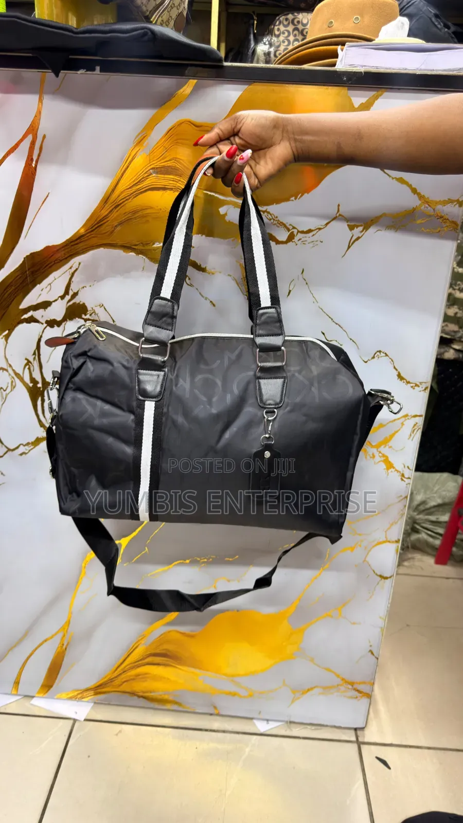 Small Black Mini Gym or Travel Hand Luggage Bags at`