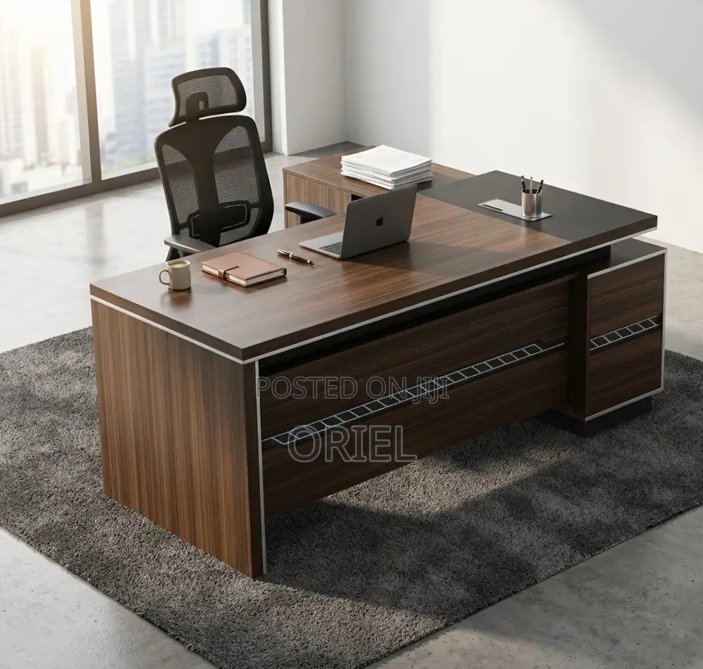 Office Desk : 1800MM Executive L-Shape Director Desk