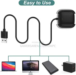 Charger for Fitbit Versa 2 Smartwatch | Replacement Charging Cable