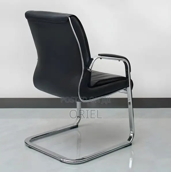 Office Chair : Modern Full Leather Visitor Chair