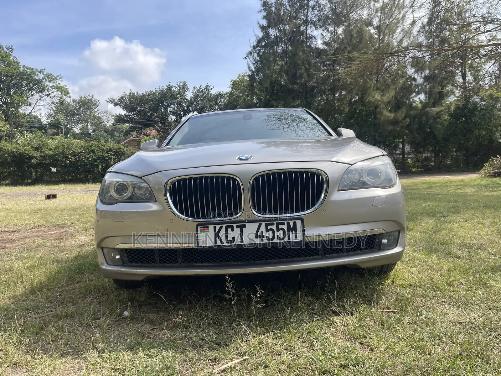 BMW 740 2011 Gray