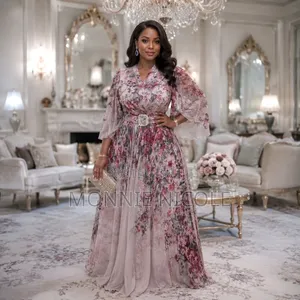 Eventful Floral Maxi Dress/Wedding Dress