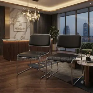 Office Chairs; Mid Backrest Leathered Office Reception Catalina Chairs