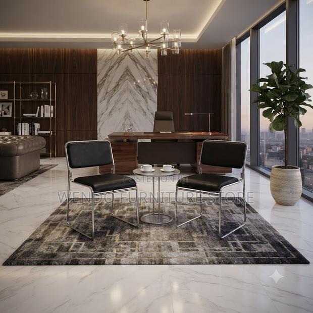 Office Chairs; Mid Backrest Leathered Office Reception Catalina Chairs - thumbnail 5