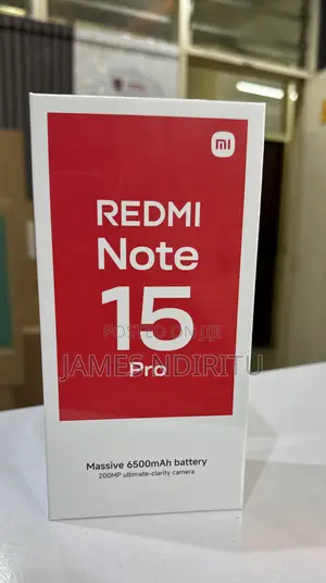 New Xiaomi Redmi Note 15 Pro 256 GB Black