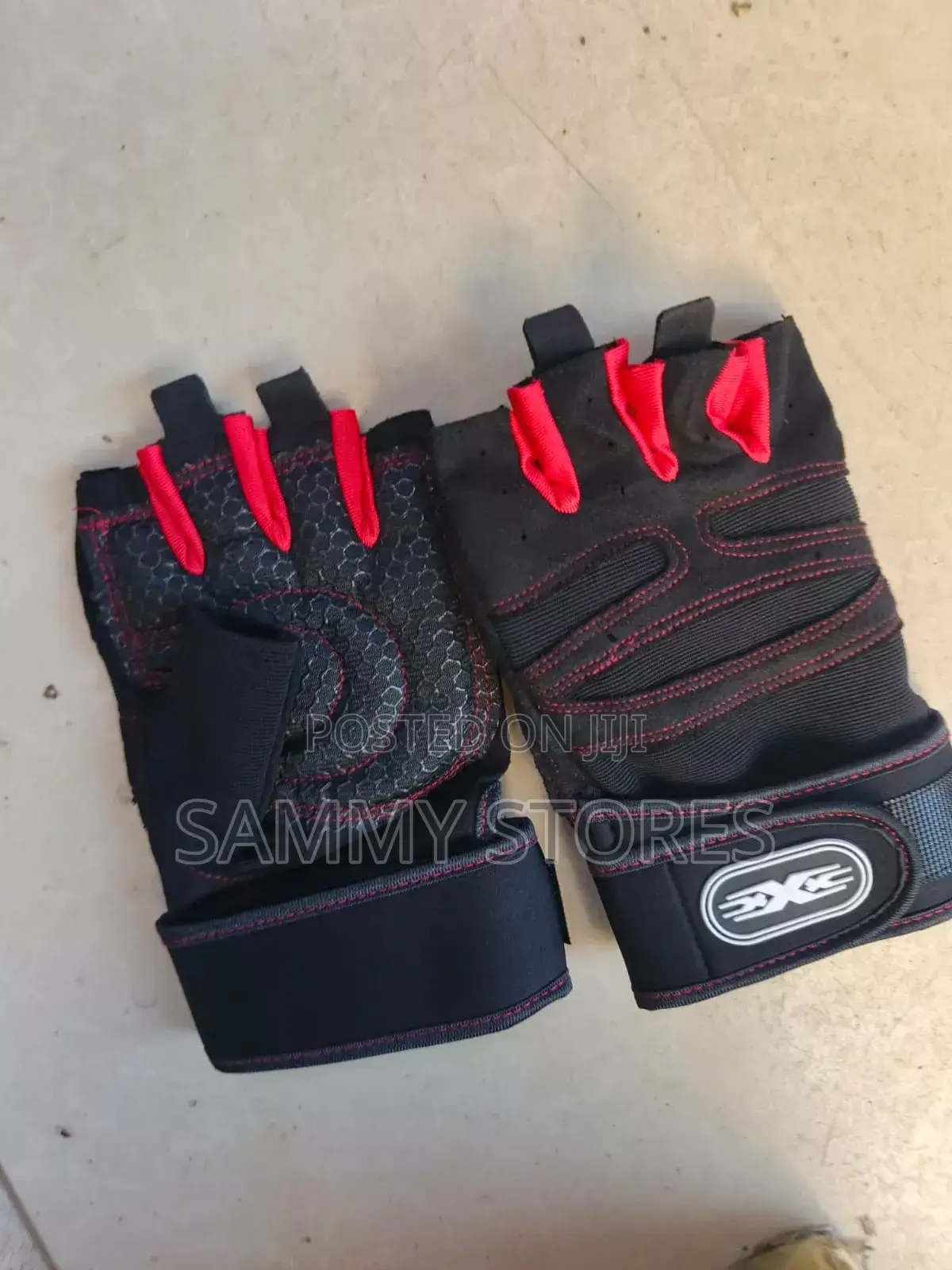 Men’s Fitness _ Weightlifting, Gym Exercise Gloves With Wrist Strap