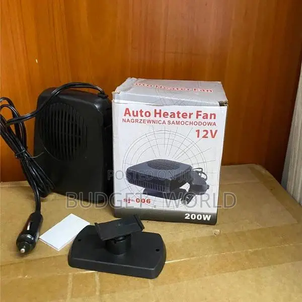 SJ006 Universal Car Heater Fan With Adjustable Airflow