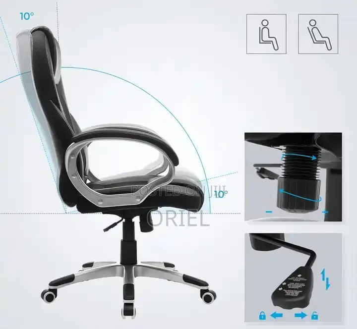 Office Chair : Ergonomic Executive Office Leather Chair