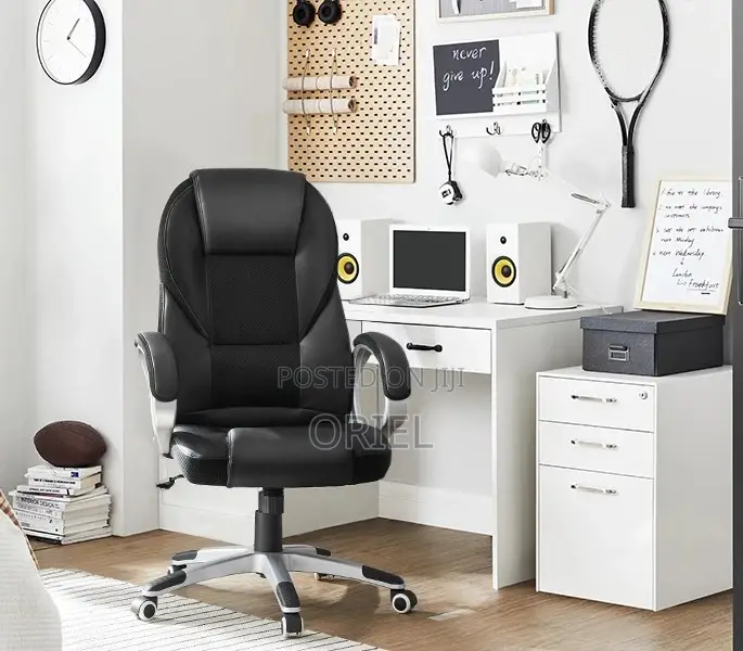 Office Chair : Ergonomic Executive Office Leather Chair